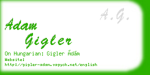 adam gigler business card