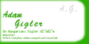 adam gigler business card